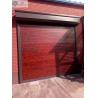 Buy cheap Mahogany Wood Grain Aluminium Roller Door / Automatic Roller Door from wholesalers