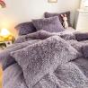 Buy cheap Princess Style Grey Purple Shaggy Warm Mink Velvet Crystal Duvet Cover Set for Winter from wholesalers