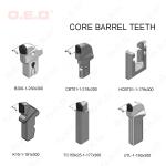 Carbide Agricultural Wear Parts Inserts Cast Steel Body HRA 90-91