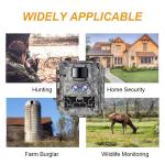 KW591 wildlife outdoor trail hunting camera no-glow Two sensor 1080P FHD Hunting