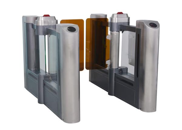 Buy cheap IP32 Pedestrian Swing Barrier Gate Electro Mechanical Brush 24VDC from wholesalers