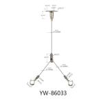 LED Panel Lights Ceiling Cable Hanging Systems Copper Material Y-Fits YW86033
