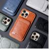 Buy cheap Magnet Pu Leather Phone Case With Magsafe Card Holder For IPhone Samsung from wholesalers