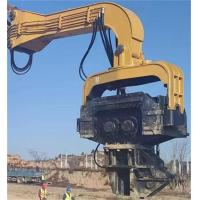 Buy cheap 155 L/Min Hydraulic Pile Hammer 20 Tons 30 Tons Excavator Attachments product