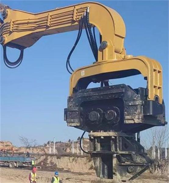 Buy cheap 155 L/Min Hydraulic Pile Hammer 20 Tons 30 Tons Excavator Attachments from wholesalers