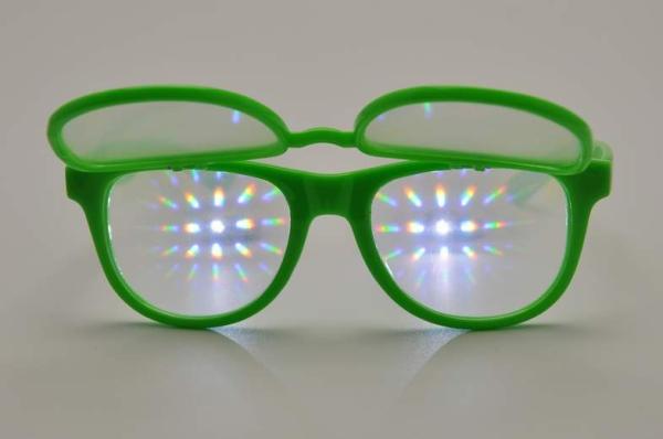 Buy cheap Double Effect Plastic Diffraction Glasses Flip Up Style For Decoration from wholesalers