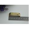 Buy cheap High polishing light gold color inner size 40 mm bag metal arch bridge with zinc alloy from wholesalers