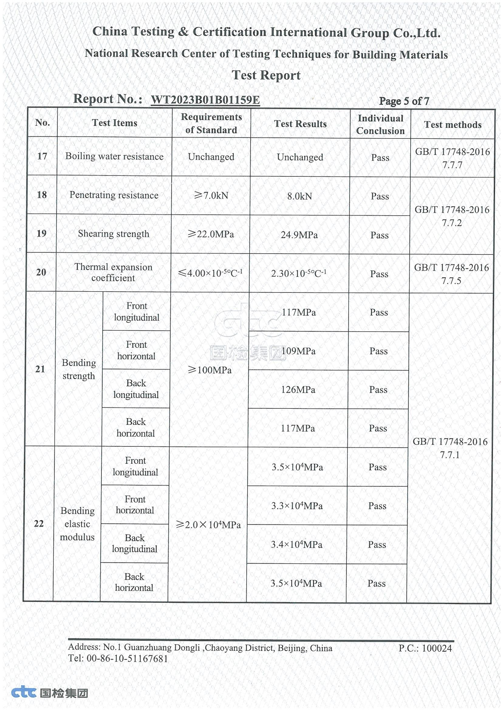 1220mm X 2440mm Wood ACP Sheet Aluminum Layer 0.15mm Thick