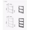 Buy cheap Folding Plastic Organizer Shelf W13.5cm Plastic Corner Rack For Bathroom from wholesalers