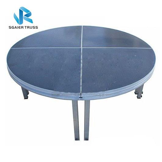 Buy cheap Christmas Stage Equipment Decoration Dancing Floor Wooden material Round Shape from wholesalers