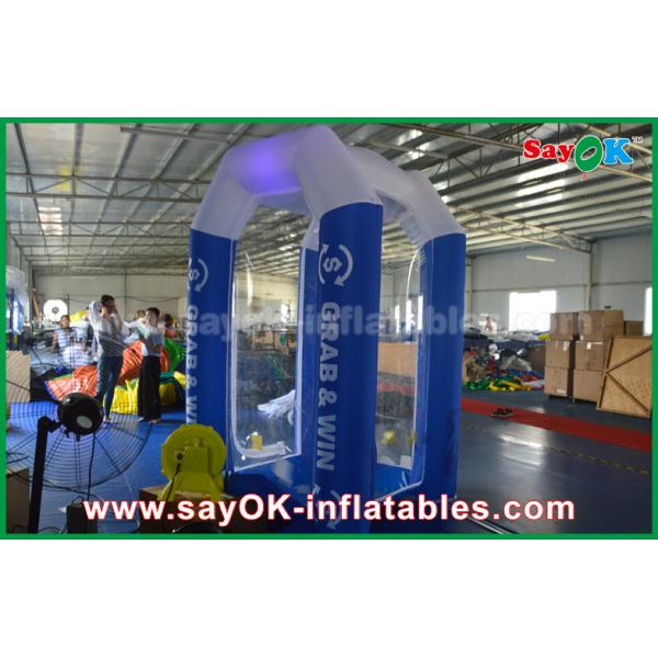 LED light Money Graber Machine For Promotion / Advertising / Amusement