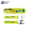 Buy cheap Factory Direct Customized logo stainless steel cute cartoon plastic PS handle baby kids children cutlery from wholesalers