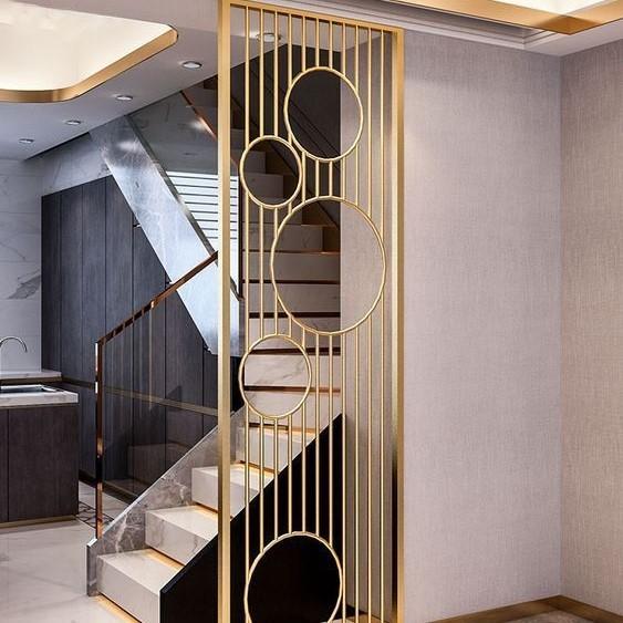 Buy cheap Customized Indoor Decorative Room Partition Modern Metal Frame Structure Panels from wholesalers