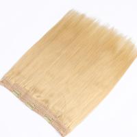 Buy cheap Durable Blonde #613 Color Halos Flip In Hair Extension Silky Straight 100% Human product