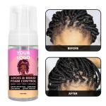 Braid Mousse Moisturizing Hair Mousse No Flake Extra Hold High Shine Styling