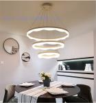 LED Pendant Lightings Flower Shape Round Acrylic Aluminium 110w