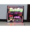 Buy cheap Colourful RGB Light Up Writing Board Energy Saving Rectangle Aluminum Frame from wholesalers