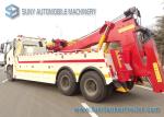 6 X 4 FAW Rotator Wrecker Road Rescue Truck 50 Ton 180kw / 245hp
