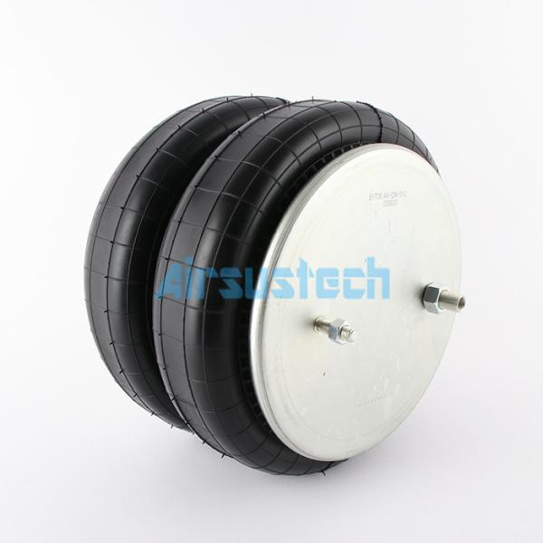2 Convoluted Industrial Air Springs Cross Goodyear Truck Helper Bags 2B14-383