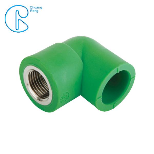 Buy cheap Green PPR Plastic High Quality Various Types Female Elbow In 90 Degree from wholesalers