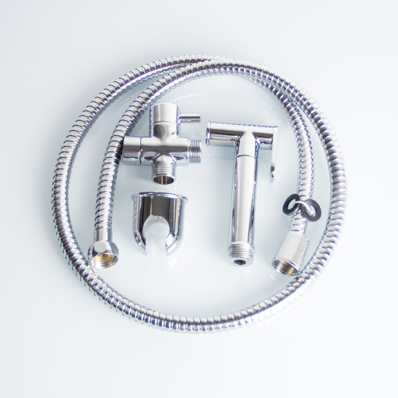 Vertical 215g Brass G1/2'' Bathroom Bidet Sprayer