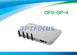 White 4 Channel VOIP GSM Gateway