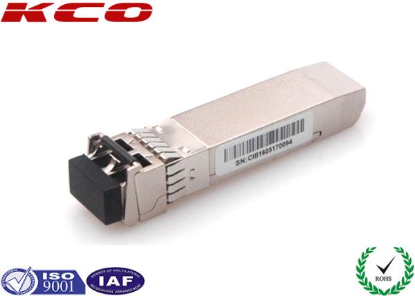 Buy cheap 10Gbps SFP Fiber Optic Transceiver 850nm Multimode LC Duplex Port from wholesalers