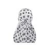 Buy cheap Black And White LV Silk Silky Satin Designer Durag Supplier Wholesale from wholesalers