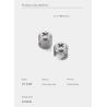 Buy cheap Easy Installation Minifix Cam Lock 12mm Diameter For Panel Furniture Connection from wholesalers