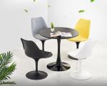 Tulip chair/simple dining chair/modern leaning chair can rotate dining chair to