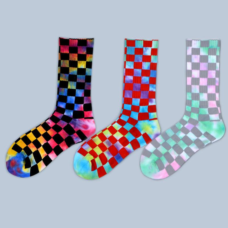 Custom knitted Unisex Plain Coloured Socks Sweat Absorbent