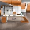 Buy cheap Modern Office Workstation Fruniture L Shape Executive Boss Desk with Side Cabinet from wholesalers