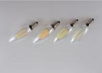 Candle Filament Light Bulbs 4 Watt , 400LM Smart Filament Bulb E27 Commercial