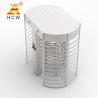 Buy cheap Station / Scenic / Hospital Half Height Turnstile One Way Manual Stainless Steel Turnstile from wholesalers