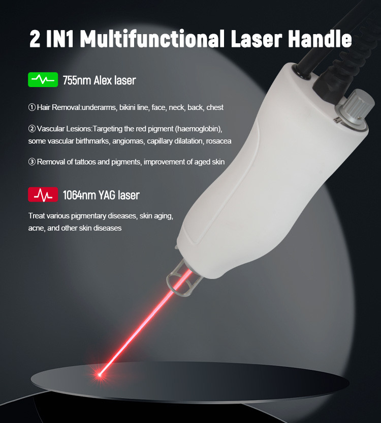 755 Nm Alexandrite Laser Machine Energy Adjustable For Age Spots Removal