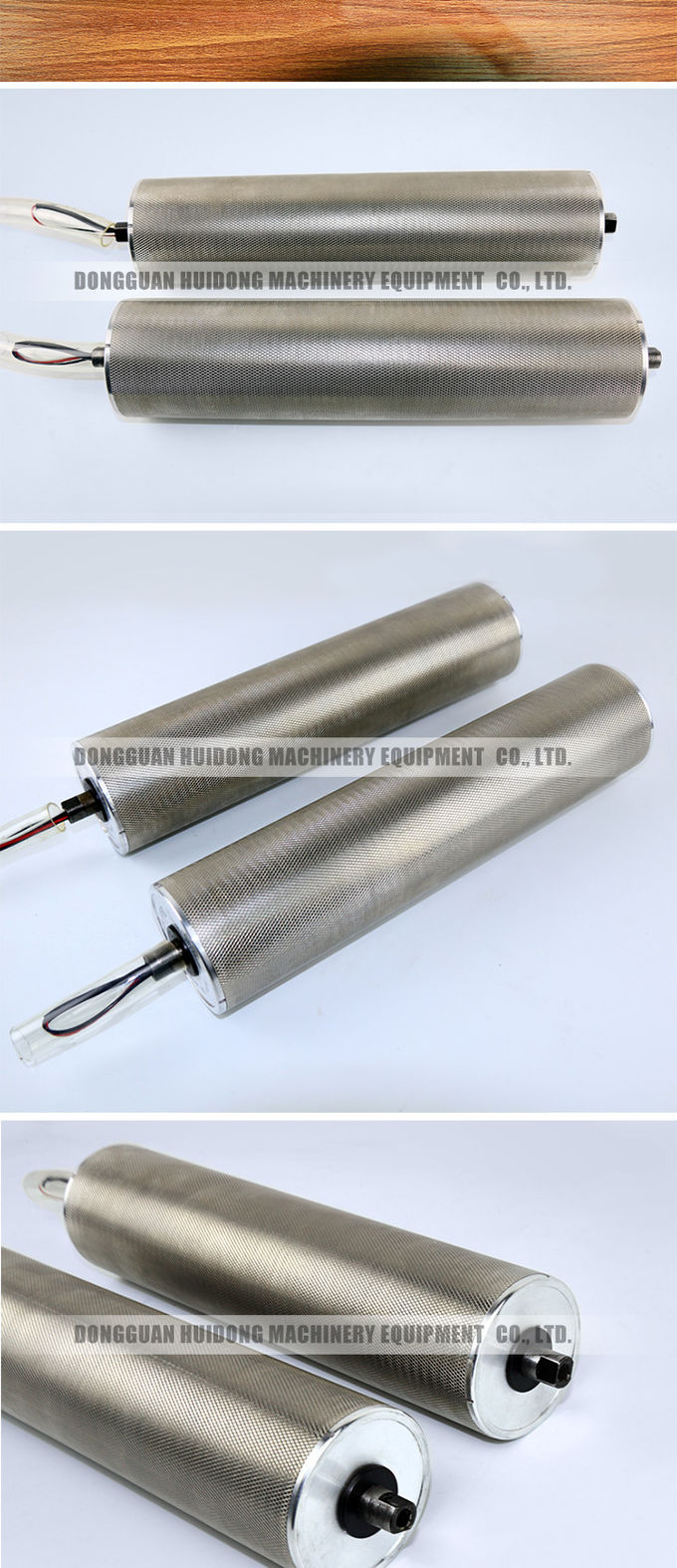 DC Electric Motorized Conveyor Rollers Flexible Heavy Duty Conveyor Rollers