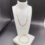 New Arrival Trendy High Polish Newest Gold Color Stainless Steel Earring