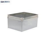 Small Grey Plastic Junction Box Screws Communication Usage With Transparent
