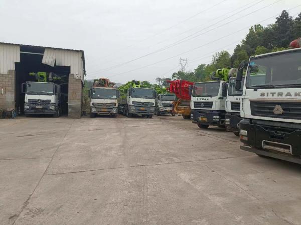 Buy cheap Ready Mix Second Hand Concrete Pump Zoomlion 49M Diesel Motor Production Machine from wholesalers