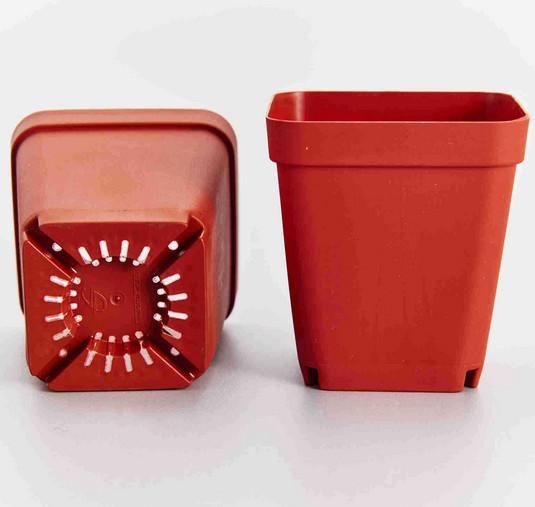 Buy cheap SQUARE DEEP NURSERY POTS plants black,red,green plastic Landmark 4 sizes from wholesalers