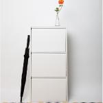 Buy cheap Sliding Shoe Rack Bracket Stackable 0.05CBM Steel Storage Cabinet from wholesalers