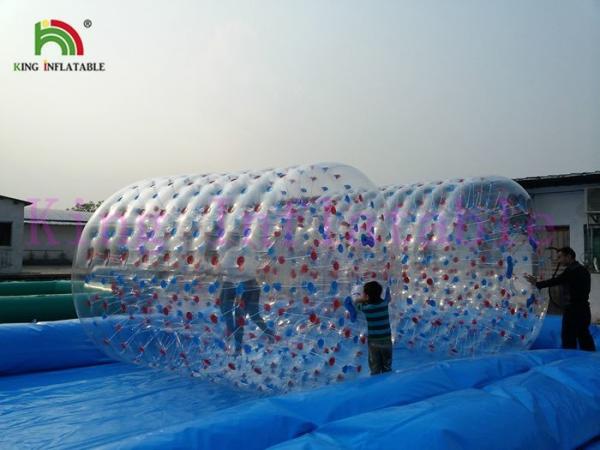 Buy cheap Transparent Inflatable Water Toys Colorful D Ring Water Roller For Adults N Kids from wholesalers