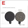 Buy cheap Semi-metal Disc Brake Clips for MTB Bicycle Disc Brake Pads for SHIMANO Cassette from wholesalers
