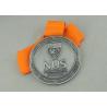 Buy cheap Long Ribbon National University Singapore Medals With Zinc Alloy Die Casting from wholesalers