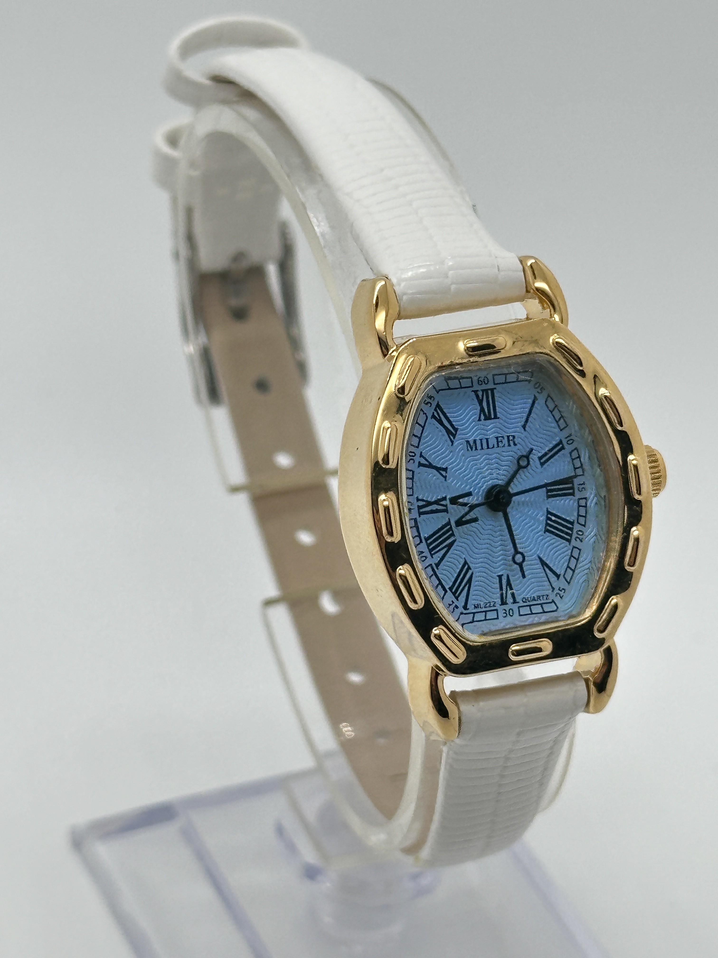 Classic Buckle Leather Watch Band Strap 22mm Width Custom Logo