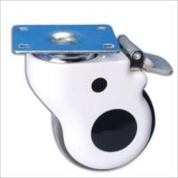 Buy cheap swivel top plate TPR hospital bed casters 3 inch product