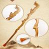 Buy cheap Rubber Tip Hand Carved Wooden Hiking Sticks T Handle from wholesalers