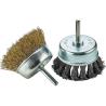 Buy cheap 8.5cm Wire Wheel Brush Set 2pcs Knotting Crimping Stainless Steel Cup Brush from wholesalers
