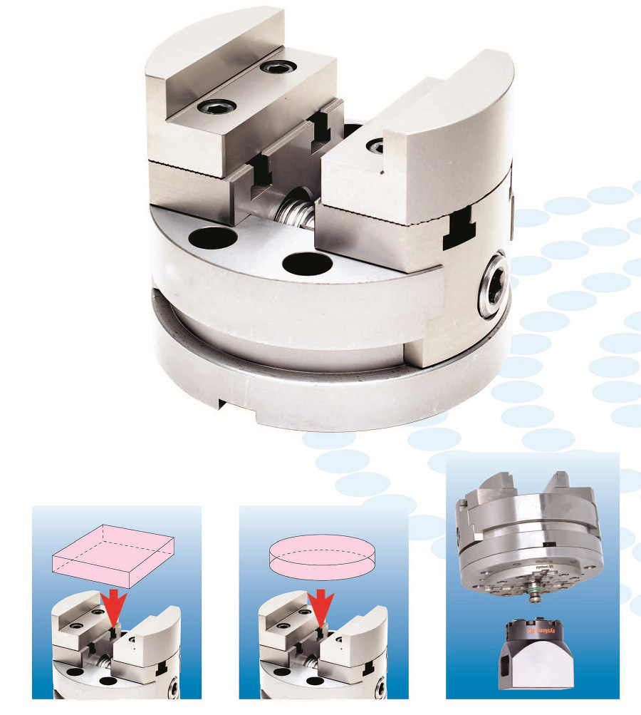 ROUND SELF-CENTERING VISE HIGH PRECISION PERFORMANCE