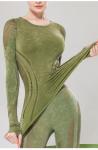 new design seamless yoga wear long sleeve sweatshirts